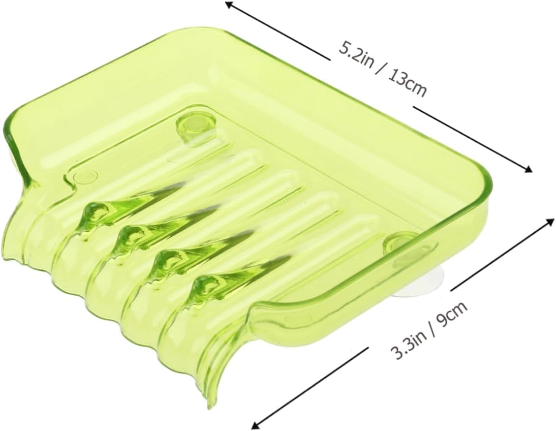 Innovative Suction Soap Dish for Green Drain Storage