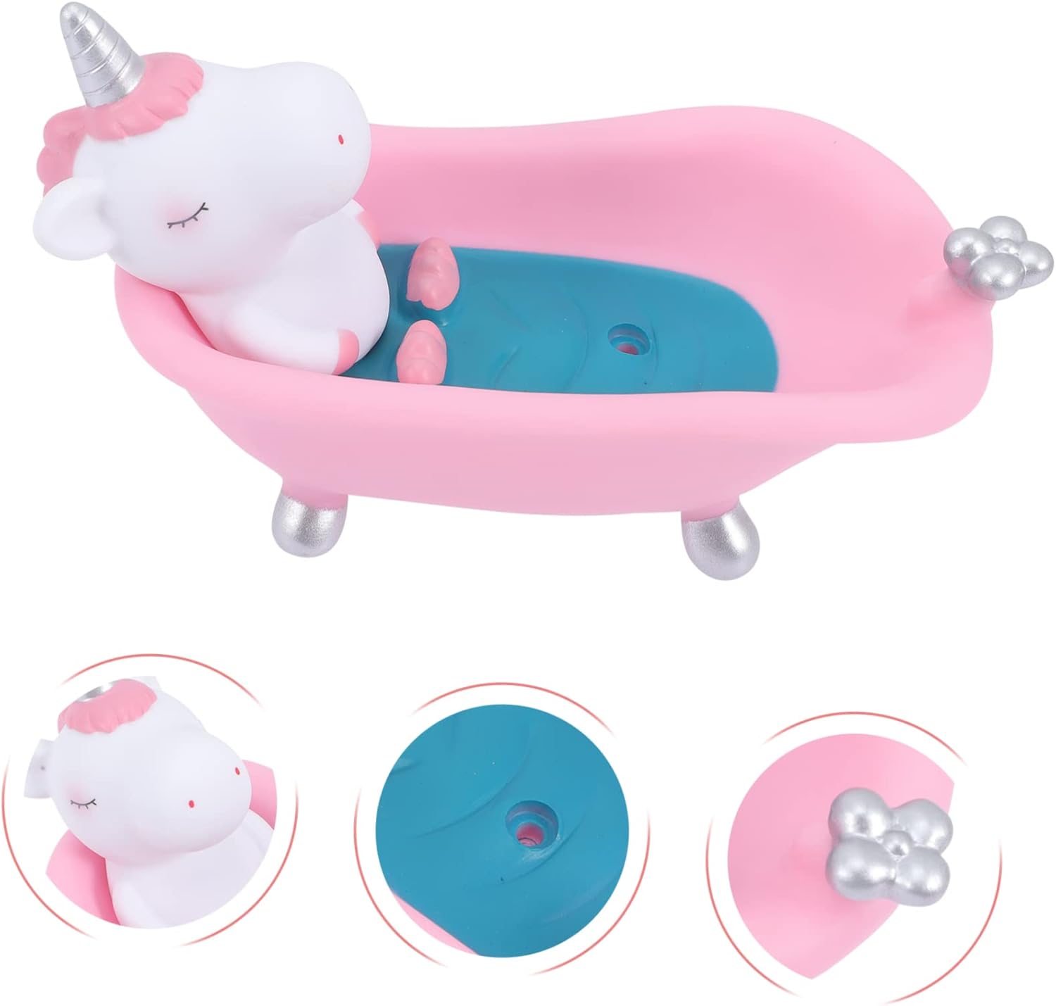 Garneck Decorative Unicorn Soap Dish for Bathroom