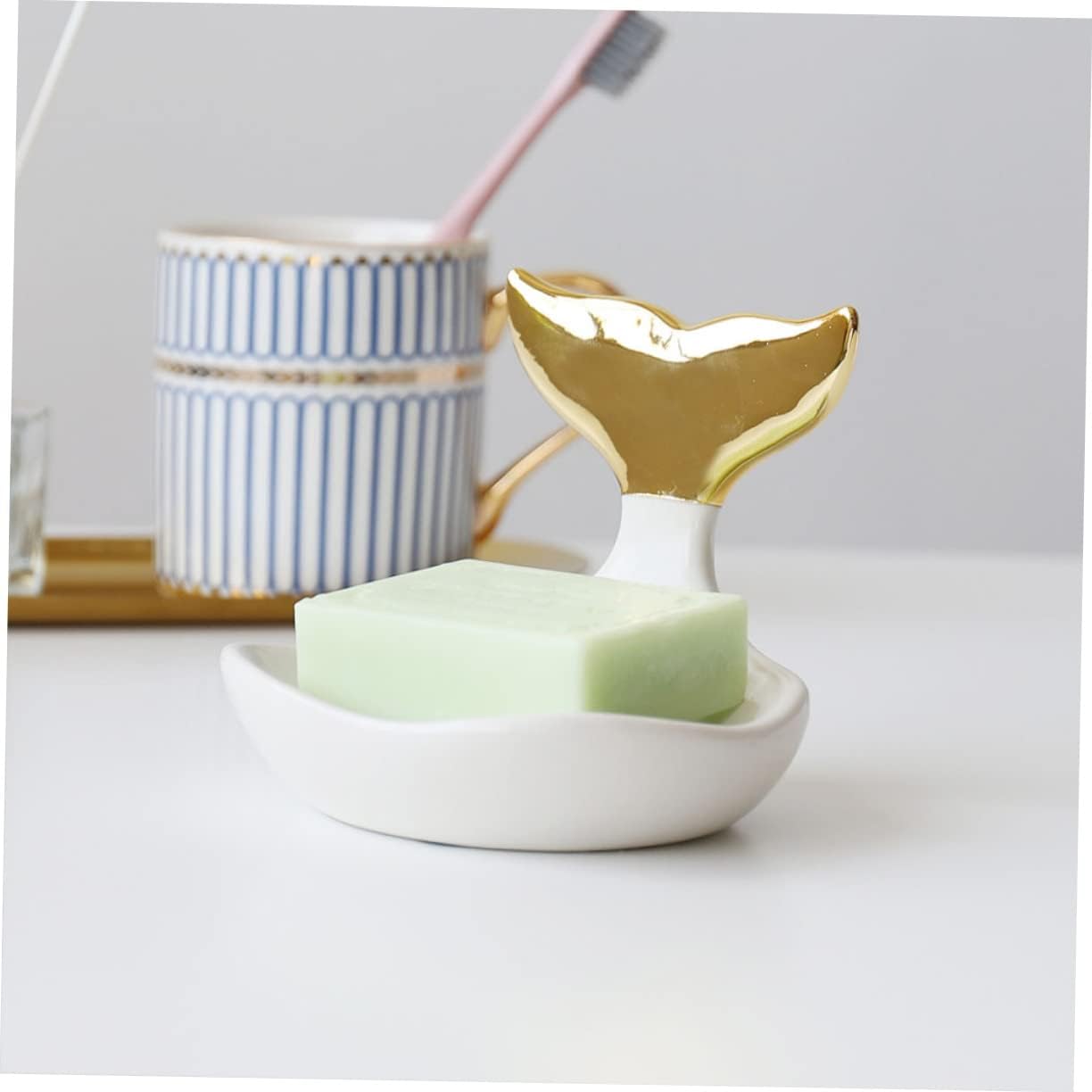 Glow Bright Compact Mirror Set for Skincare Makeup Hair Travel