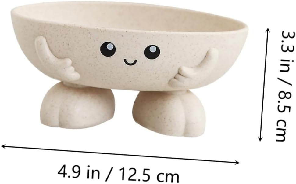 Cute Cartoon Soap Holder Set for Bathroom Kitchen
