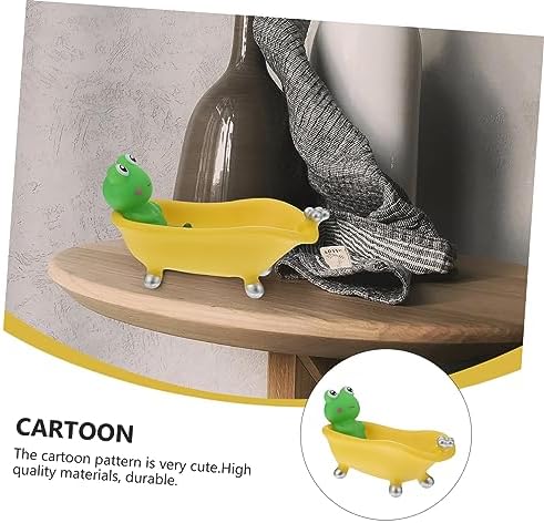 Cartoon Frog Bath Soap Dish Holder For Quick Dry Storage