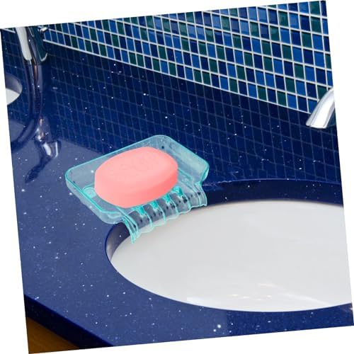 Green Metal Soap Holder with Suction Cup Safe Durable