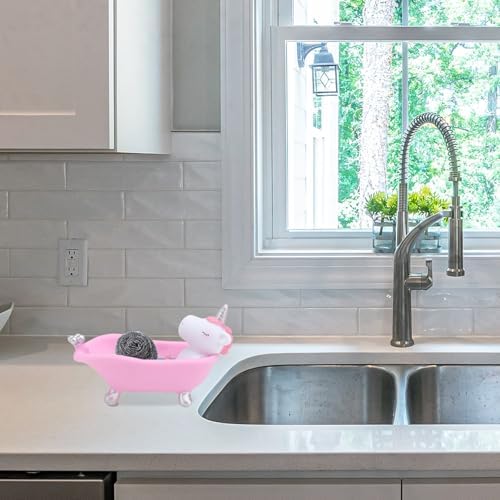 Cute Unicorn Soap Dish for Bathroom and Kitchen