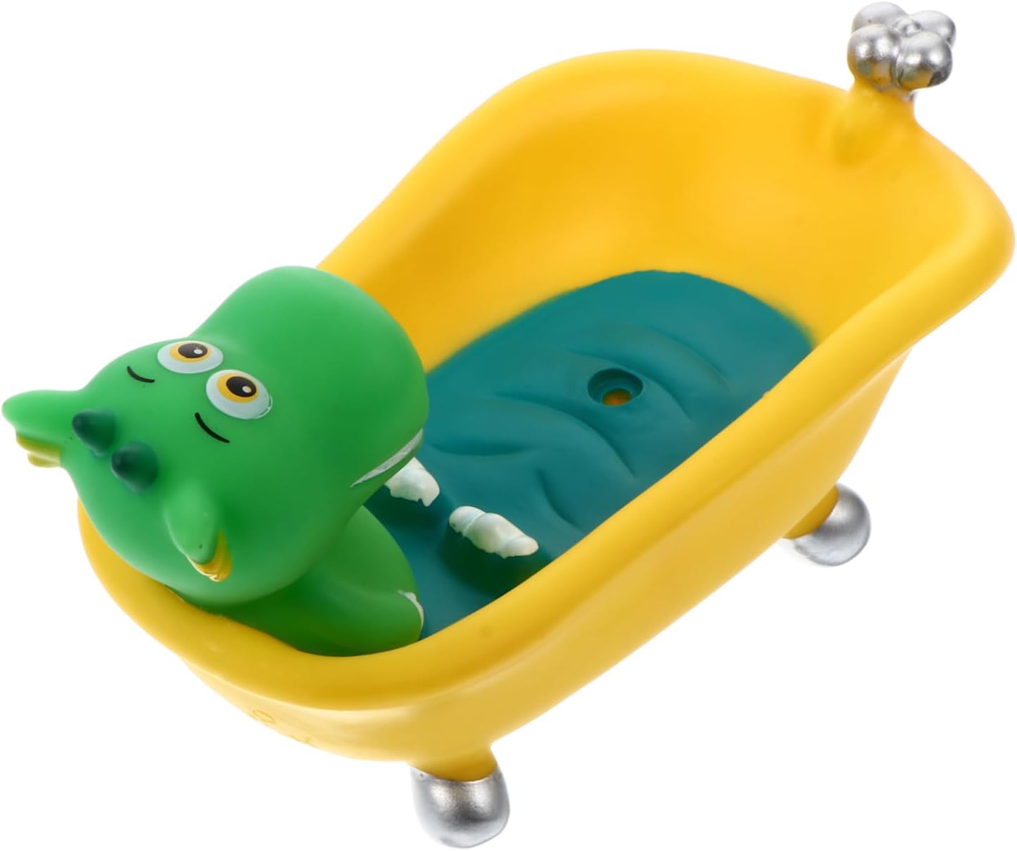 Cute Dinosaur Soap Dish Sponge_holder Small Box Drainage Design Boys and Girls