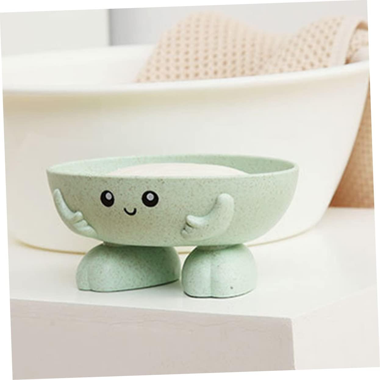Elegant 2-Pack Compact Design for Bathroom Kitchen Soap Dishes