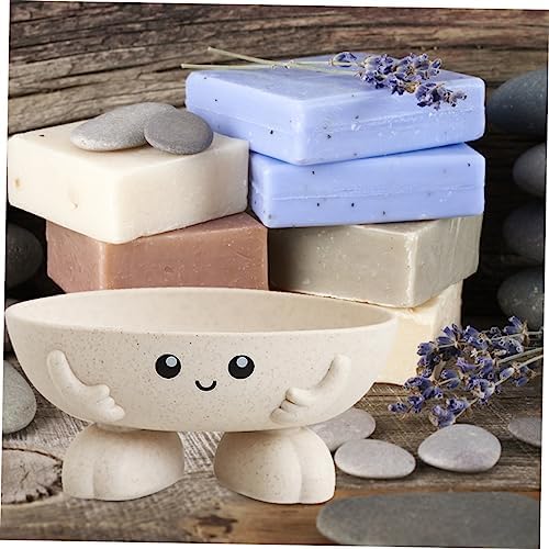 Cute Cartoon Soap Holder Set for Bathroom Kitchen
