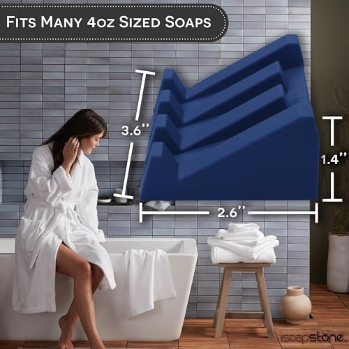 Soapstone Self-DRAINING Soap Dish