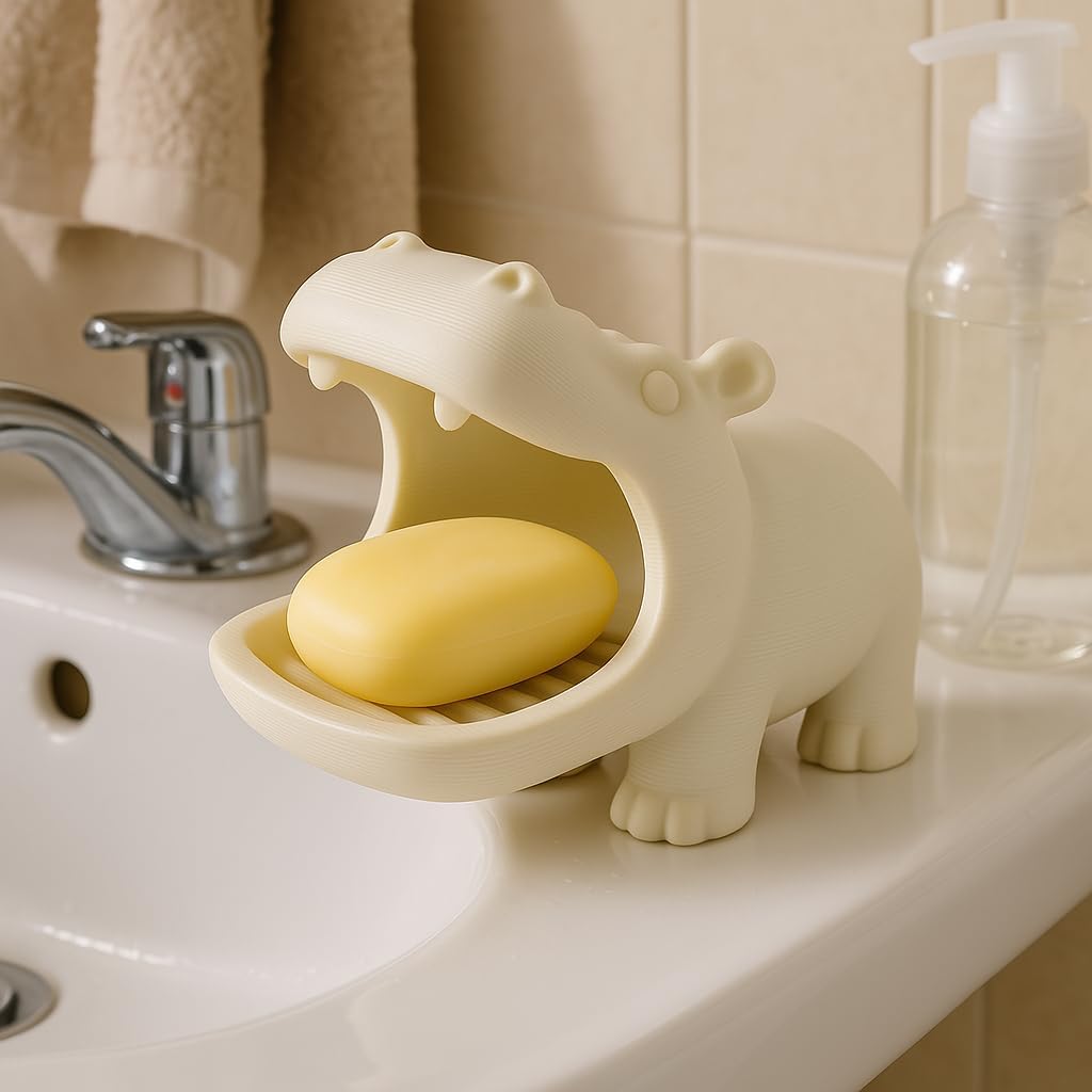 Joyful Animal Friends Hippo Snack Soap Dish