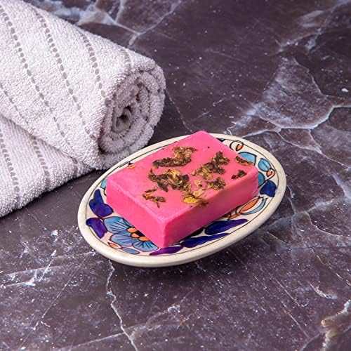Handicraft Ceramic Soap Dish Multicolor Modern Elegant Design