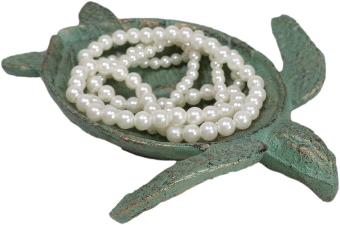 Stunning Cast Iron Sea Turtle Dish