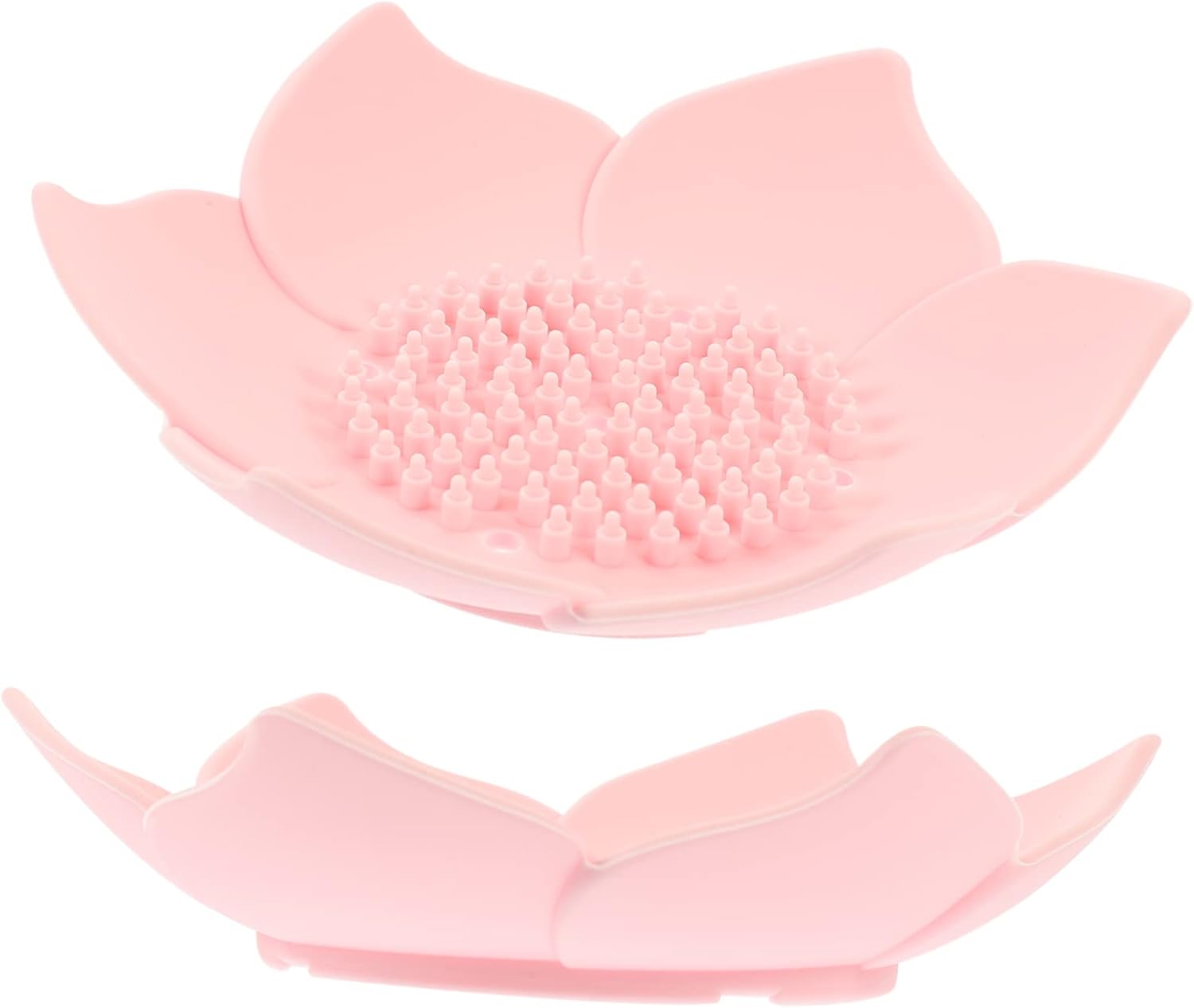 MAGICLULU Flower Shaped Silicone Soap Dish Holder