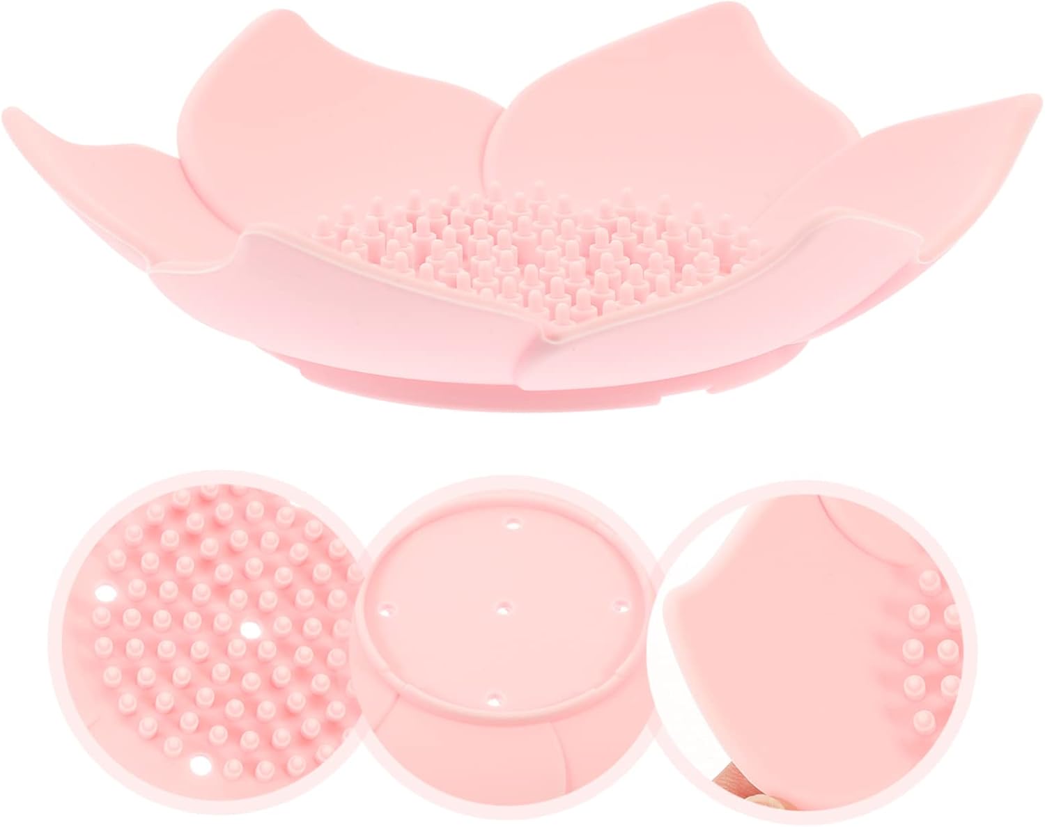 Elegant 2-Piece Floral Soap Disk for Smooth Drainage