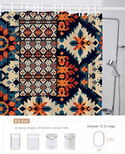 ZFUNCING Retro Mesh Shower Organizer with Tribe