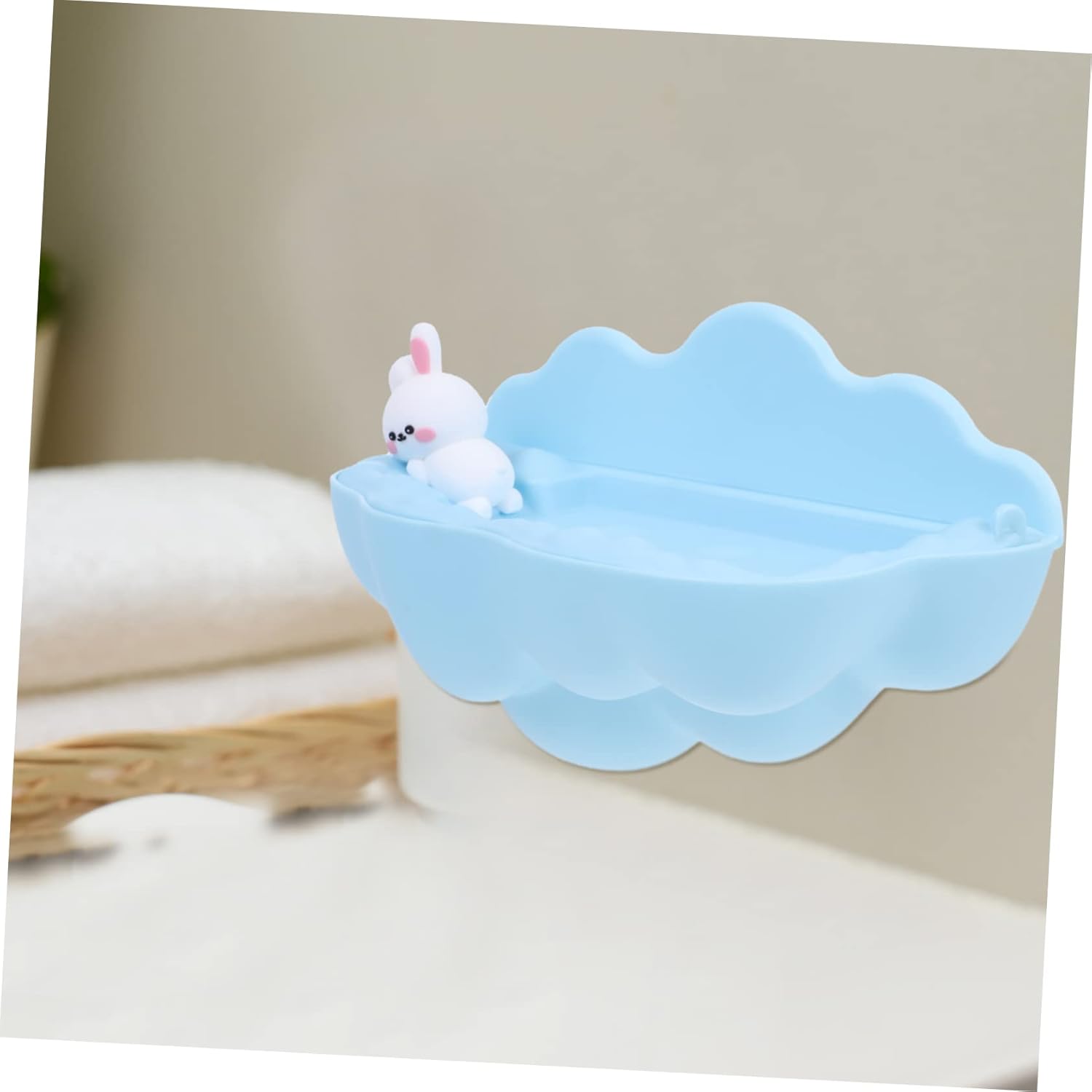 Modern Wall-Mounted Soap Holder No Drilling Easy to Clean - Bathroom Kitchen