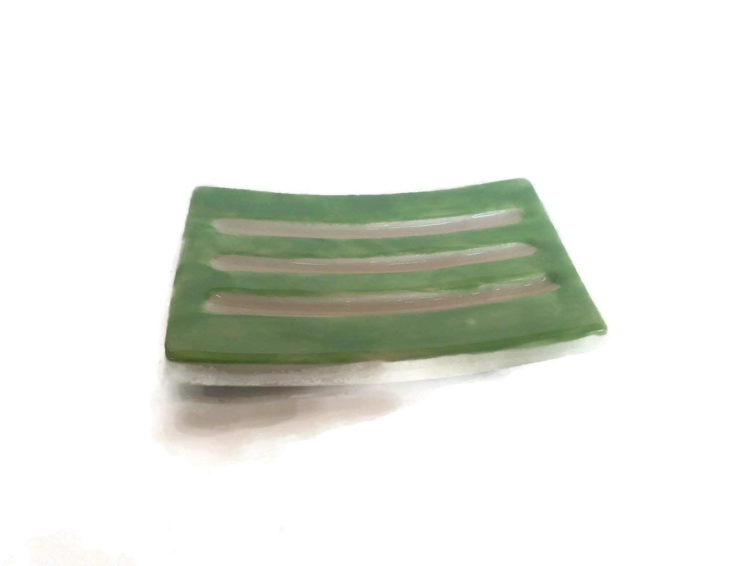Handmade Long Green HandmadeSoapDish