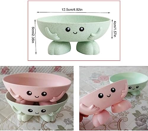 NentMent 2 Pack Cartoon Panda Soap Dish