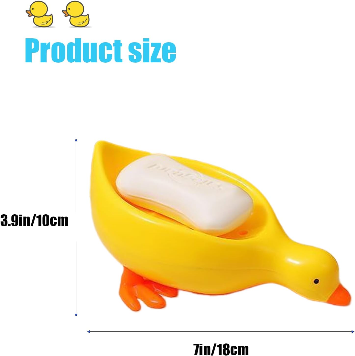 Stylish Duck Soap Dish 2Pcs