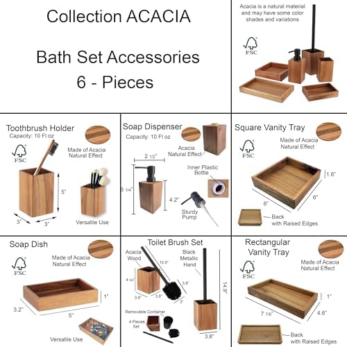 Monthuck Acacia soap dish