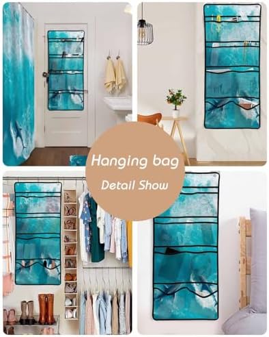 ZFUNCING Mesh Bath Organizer - Waterproof Stylish Durable