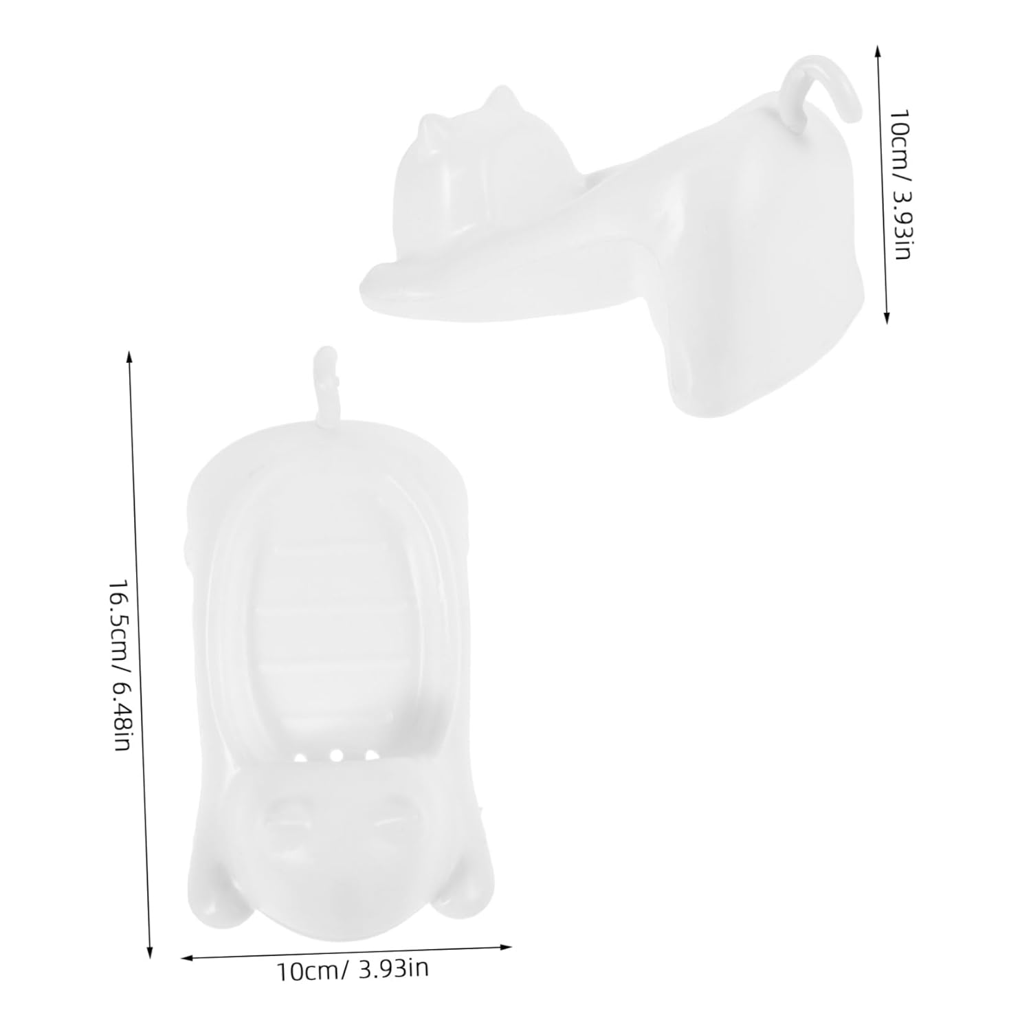 Adorable Cat-Themed Self-Draining Soap Holder
