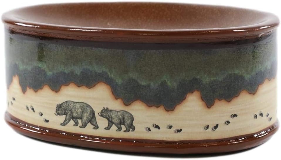 Ebros Rustic Bear Country Bathroom Accessory