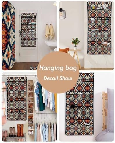 ZFUNCING Retro Mesh Shower Organizer with Tribe
