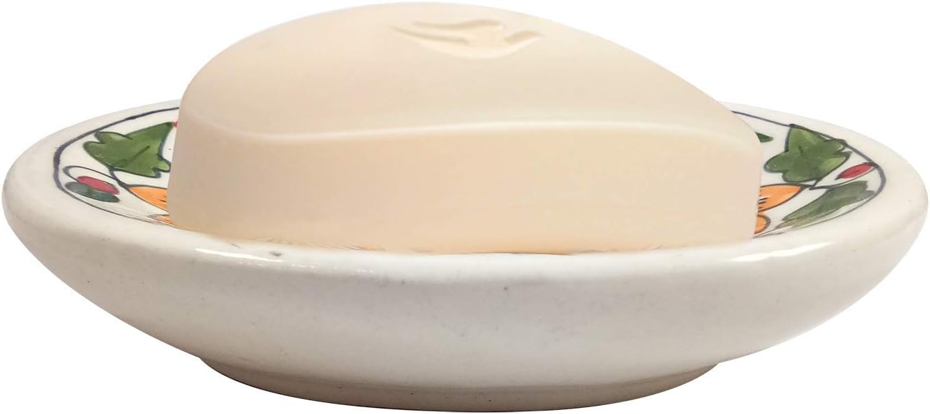 Elegant SOAP DISH TRAY Handicraft Ceramic Indian Artisan