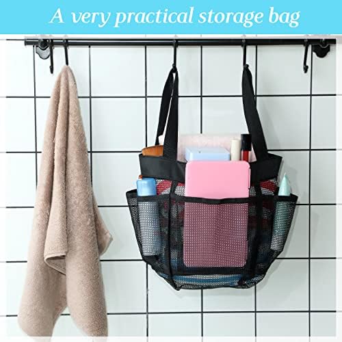 Hillban 4-Piece Mesh Shower Caddy Portable Durable