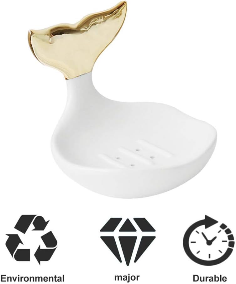Parts 1pc Modern Minimalist soap tray with Drainage Design