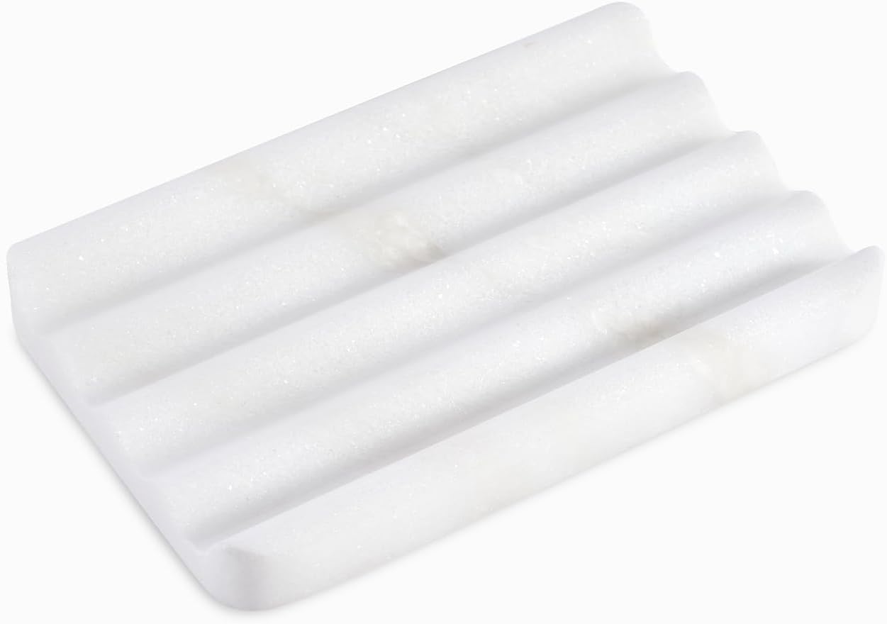 Marble Soap Dish African-Inspired Bar Kitchen Soap Holder