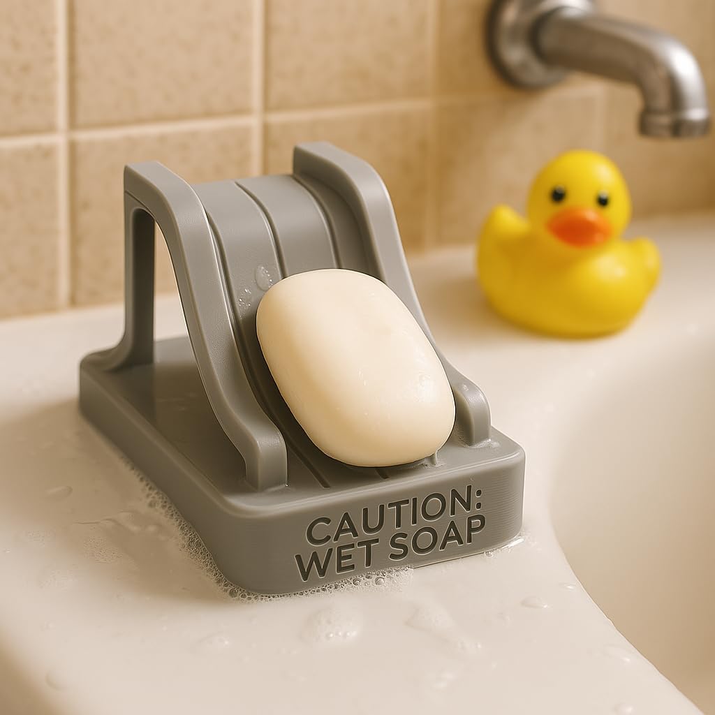 Durable Fun Slide Suds Soap Dish