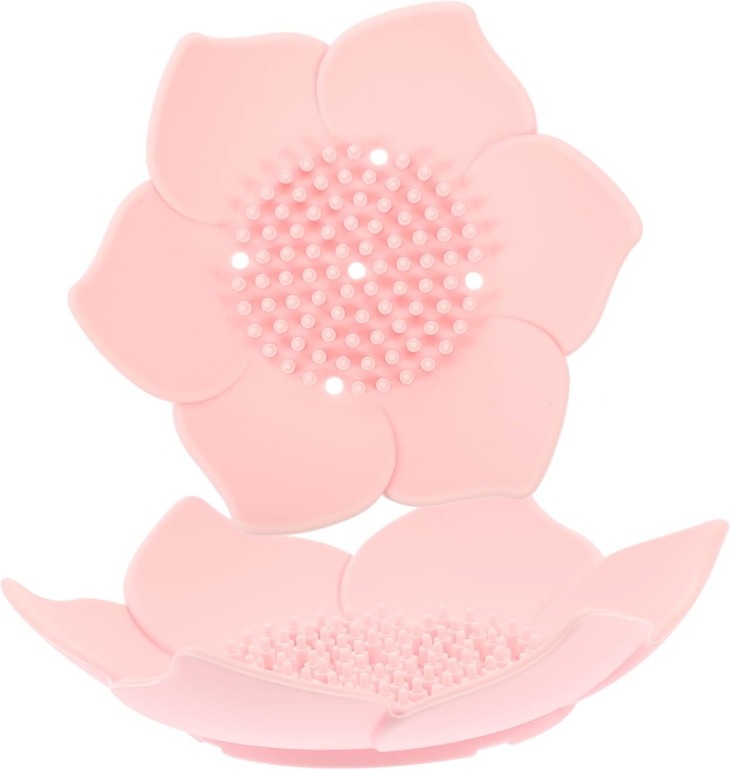 Unomor Silicone Flower Soap Holder 2-Pack
