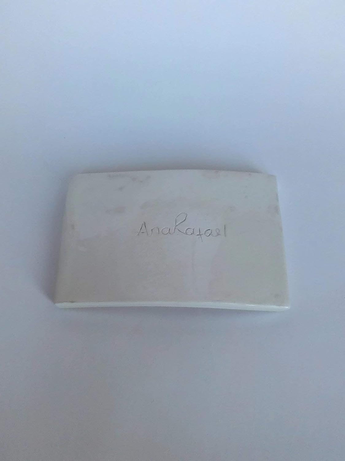 Handmade Yellow Ceramic Bar Soap Dish