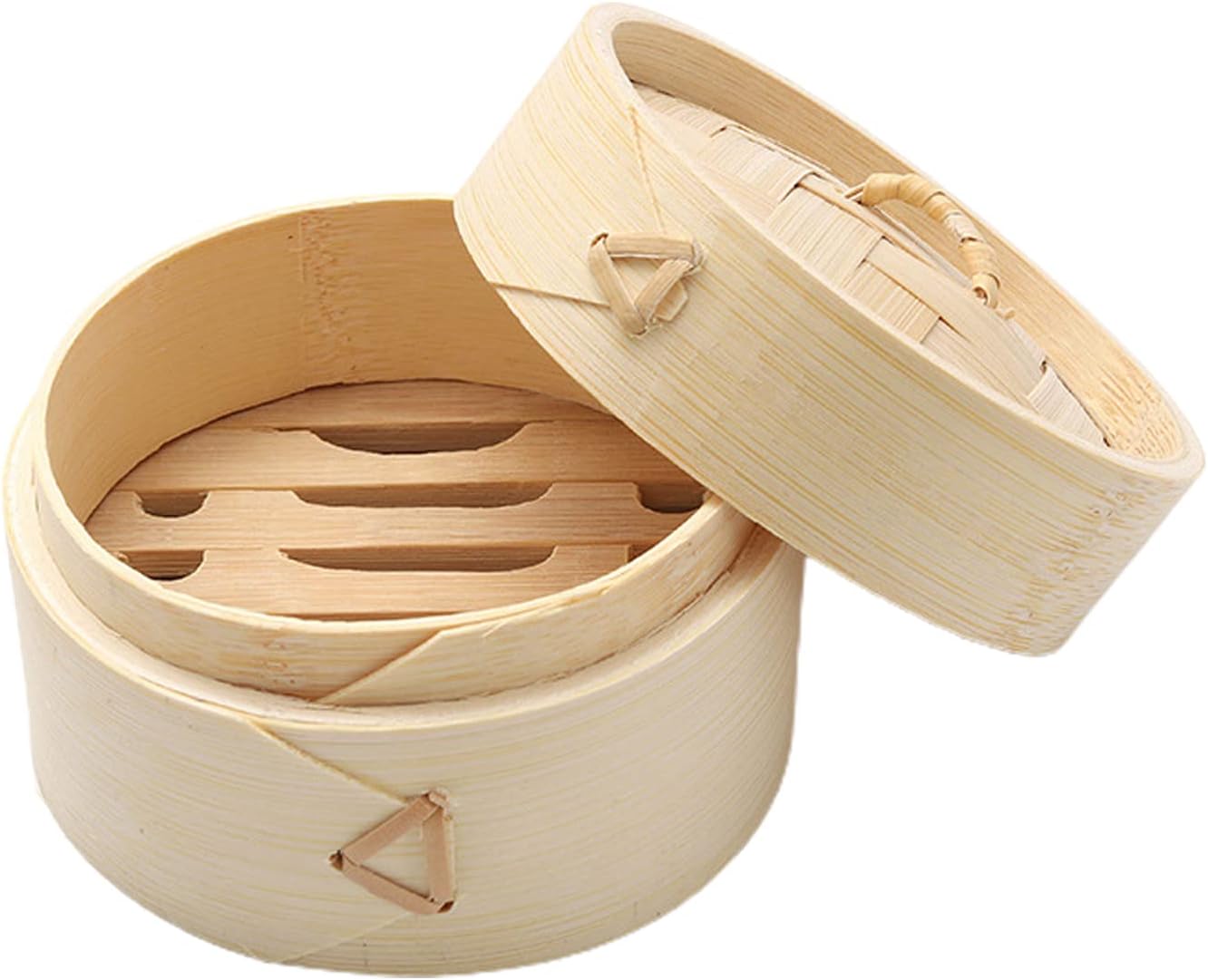 Eco-Friendly Bamboo Steamer Double-Handle Soaps Dispenser