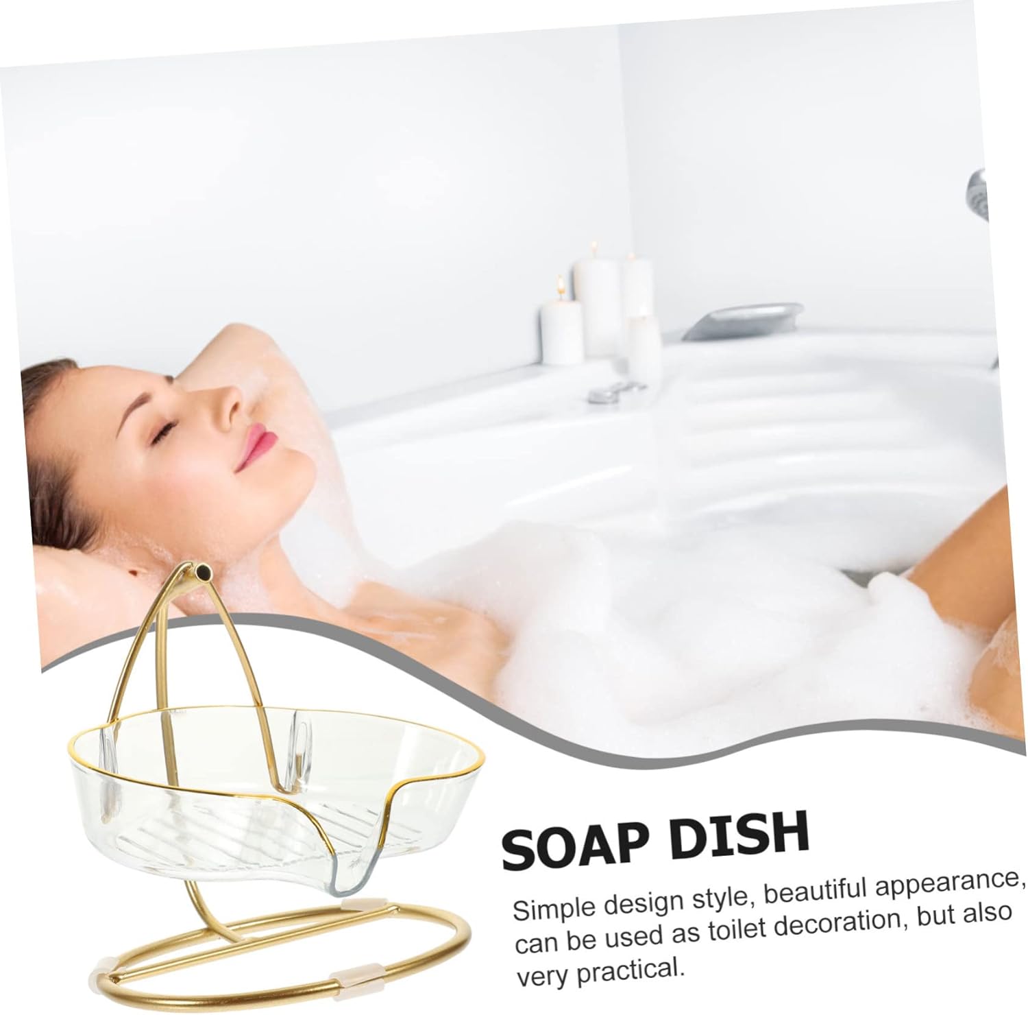 Stylish Bar Soap Draining Dish
