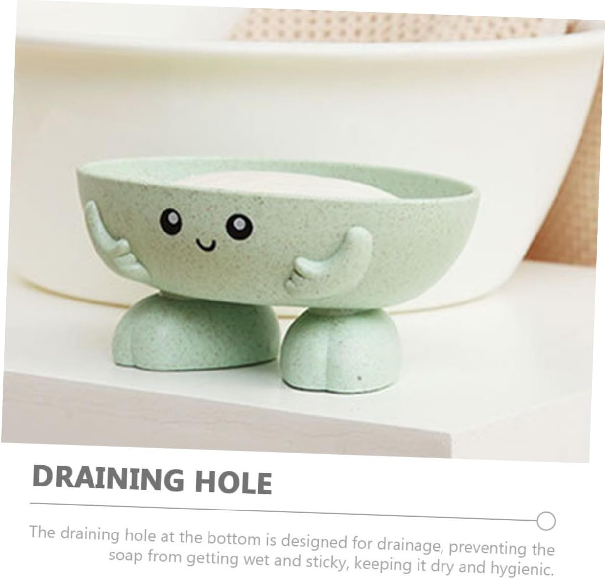 Cartoon Soap Holder for Travelers Lightweight and Portable Bar Soap Dispenser