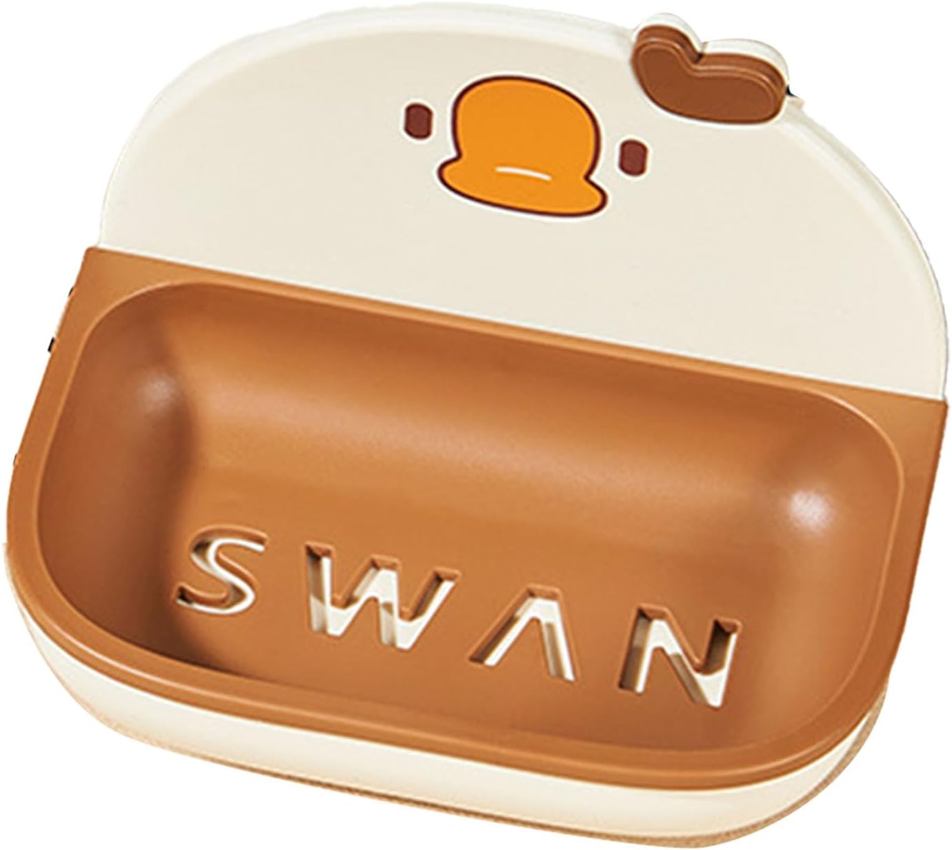 Wall Mounted soap dishBigDecimalCartoon Drainable for Hygiene Aesthetics