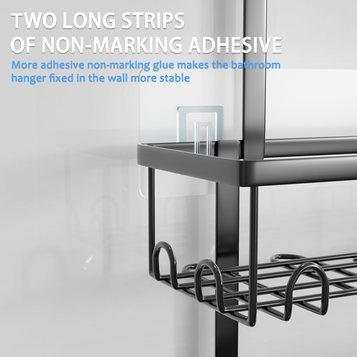 Stylish 3-Tier Hanging Shower Caddy for Your Bathroom