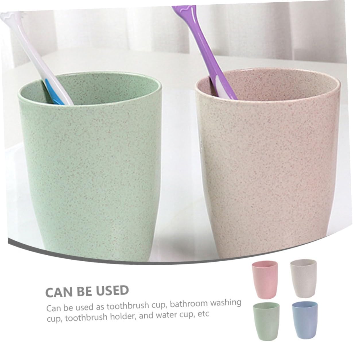 HAKIDZEL Family-Friendly Bathroom Tumbler Cup for Boys Girls Durable Cute Design