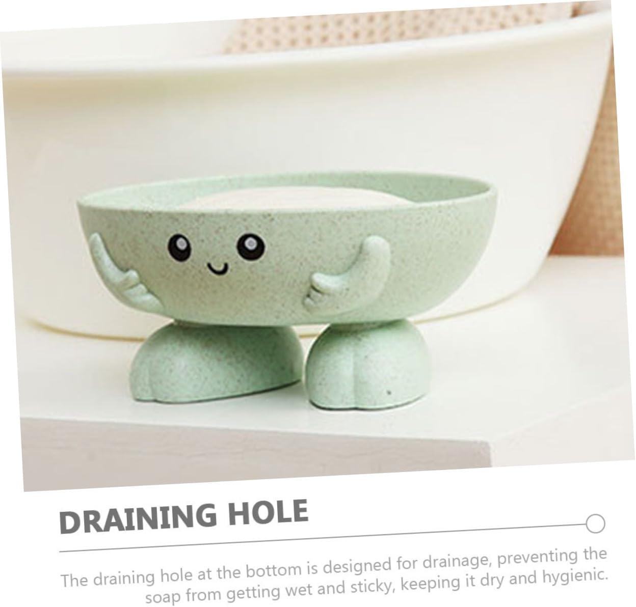 Adorable 2-Pack Soap Storage Trays