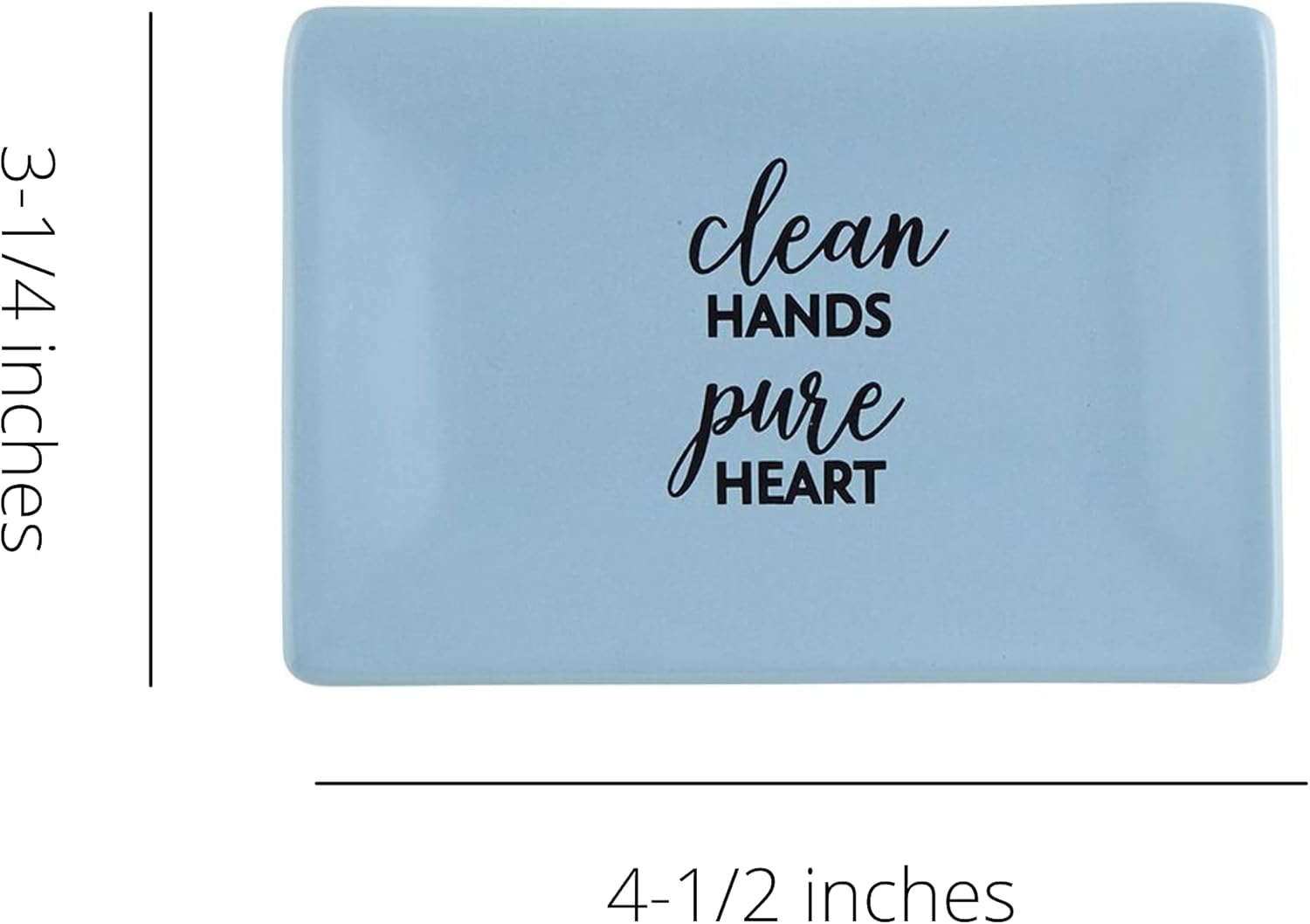 Needzo Blue Ceramic HandSoap Dish