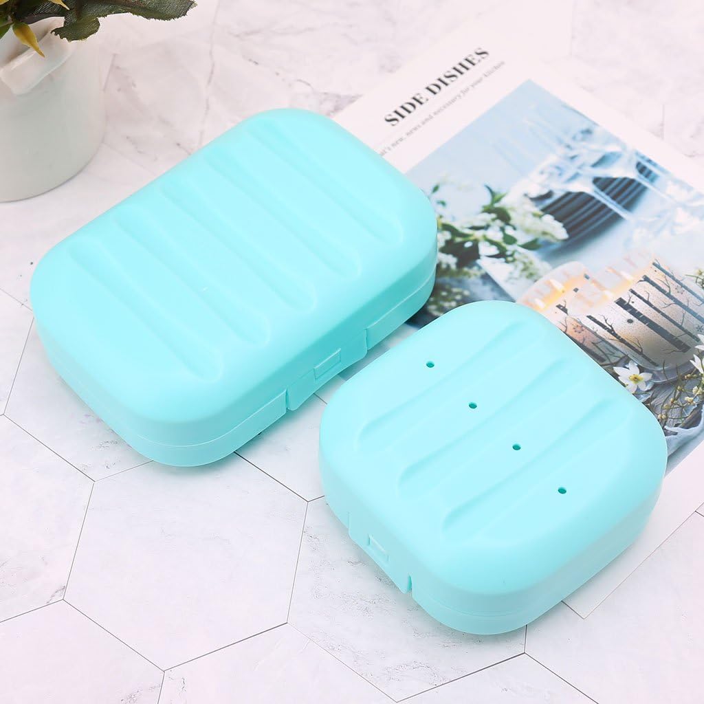 WBANGIAOSoap Box Bathroom Dish Plate DispenserSpecial Design Portable Capacity 3