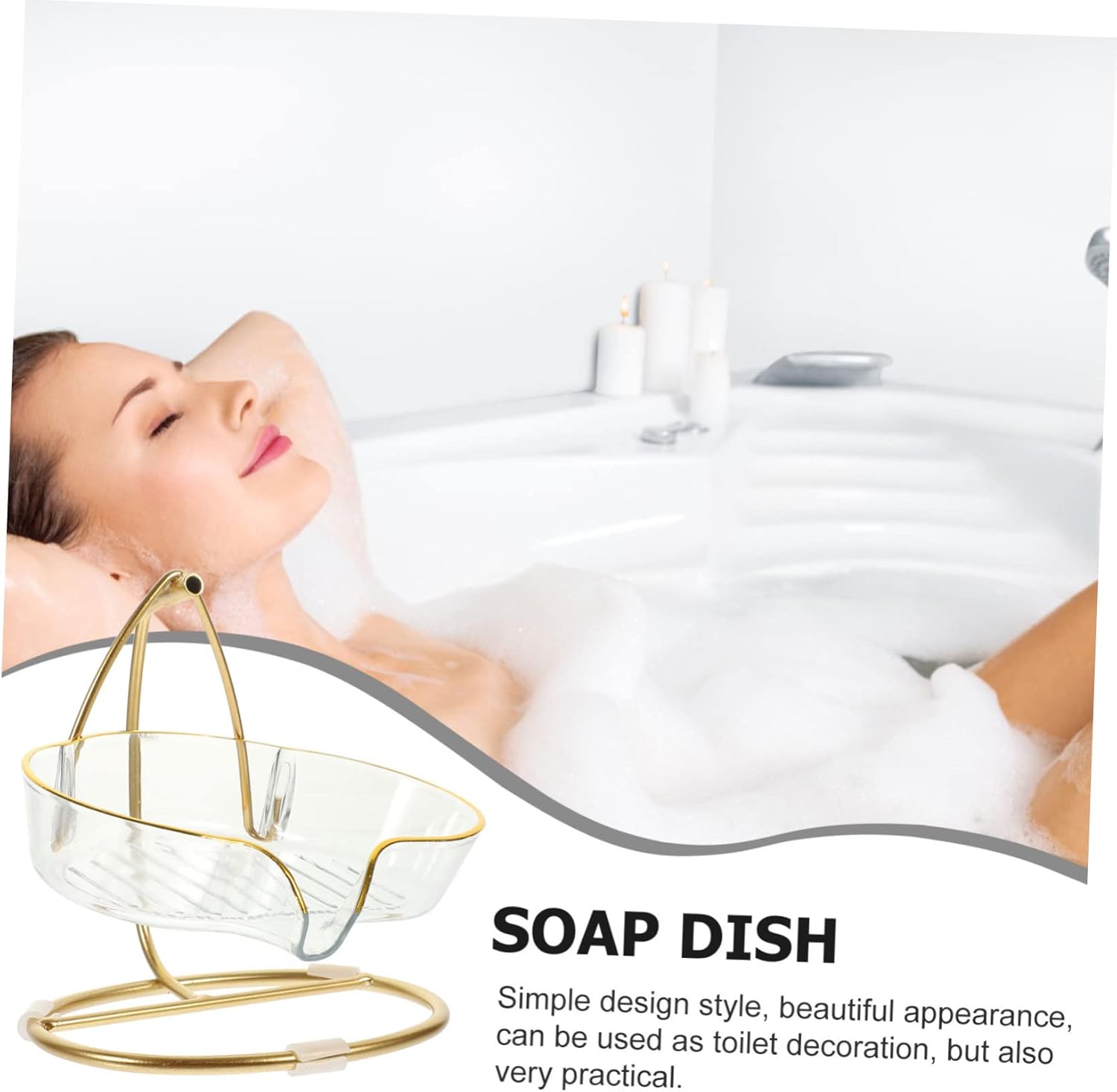 Eco-Friendly Bathroom Counter Organizer Self-Draining Easy to Clean Durable Aesthetic