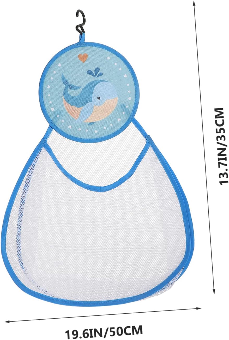 Cabilock Hanging Bath Organizer Mesh Storage for Kids
