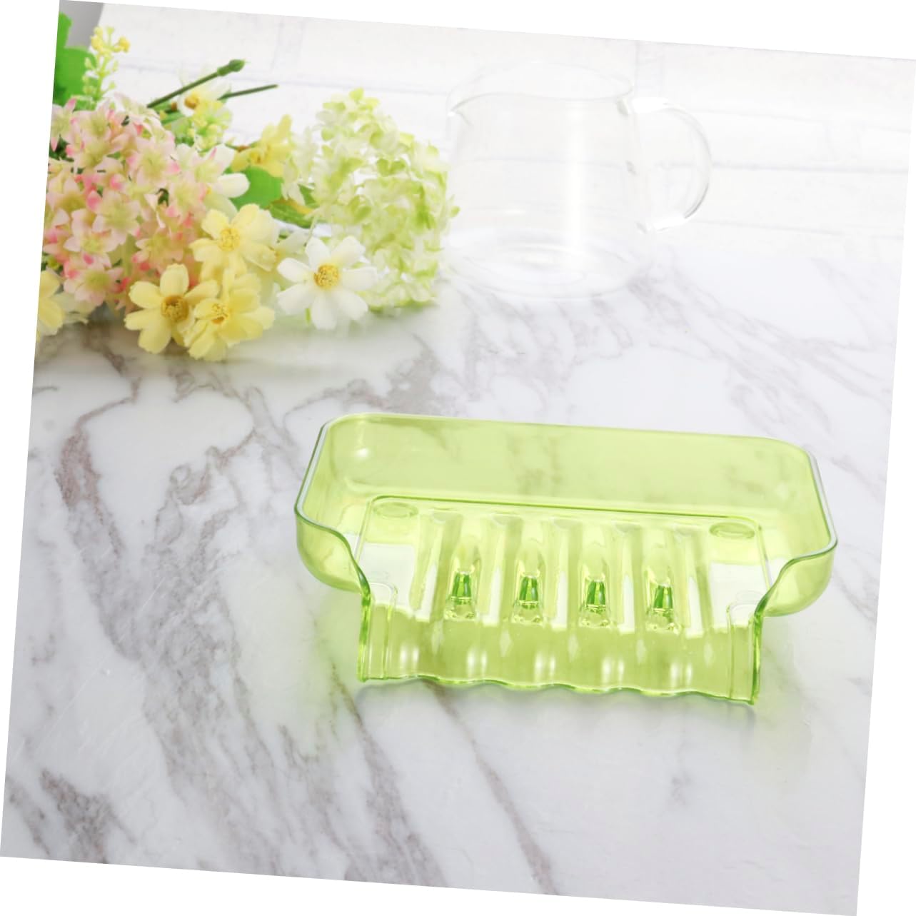 Innovative Suction Soap Dish for Green Drain Storage