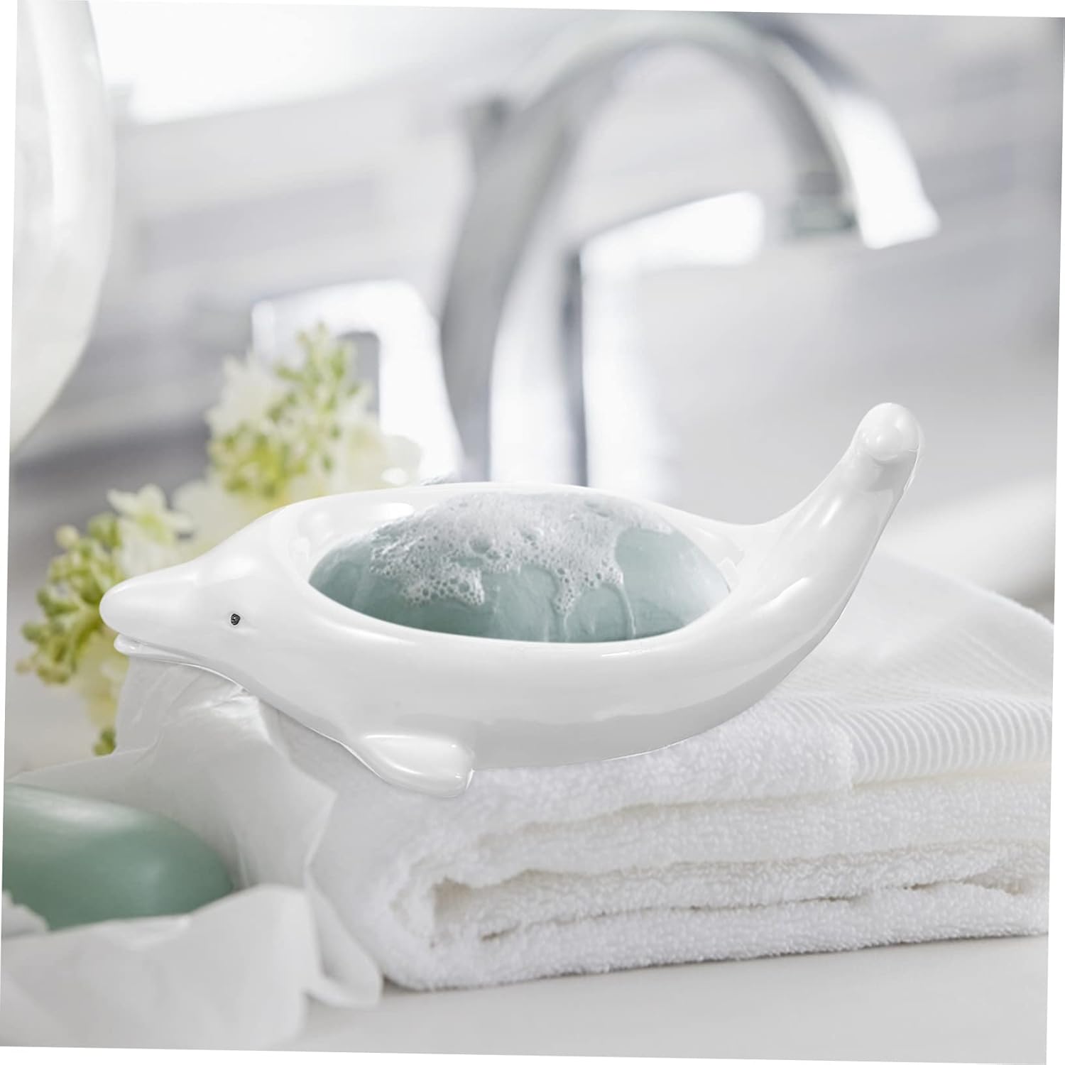 Elegant Dolphin Soap Dish