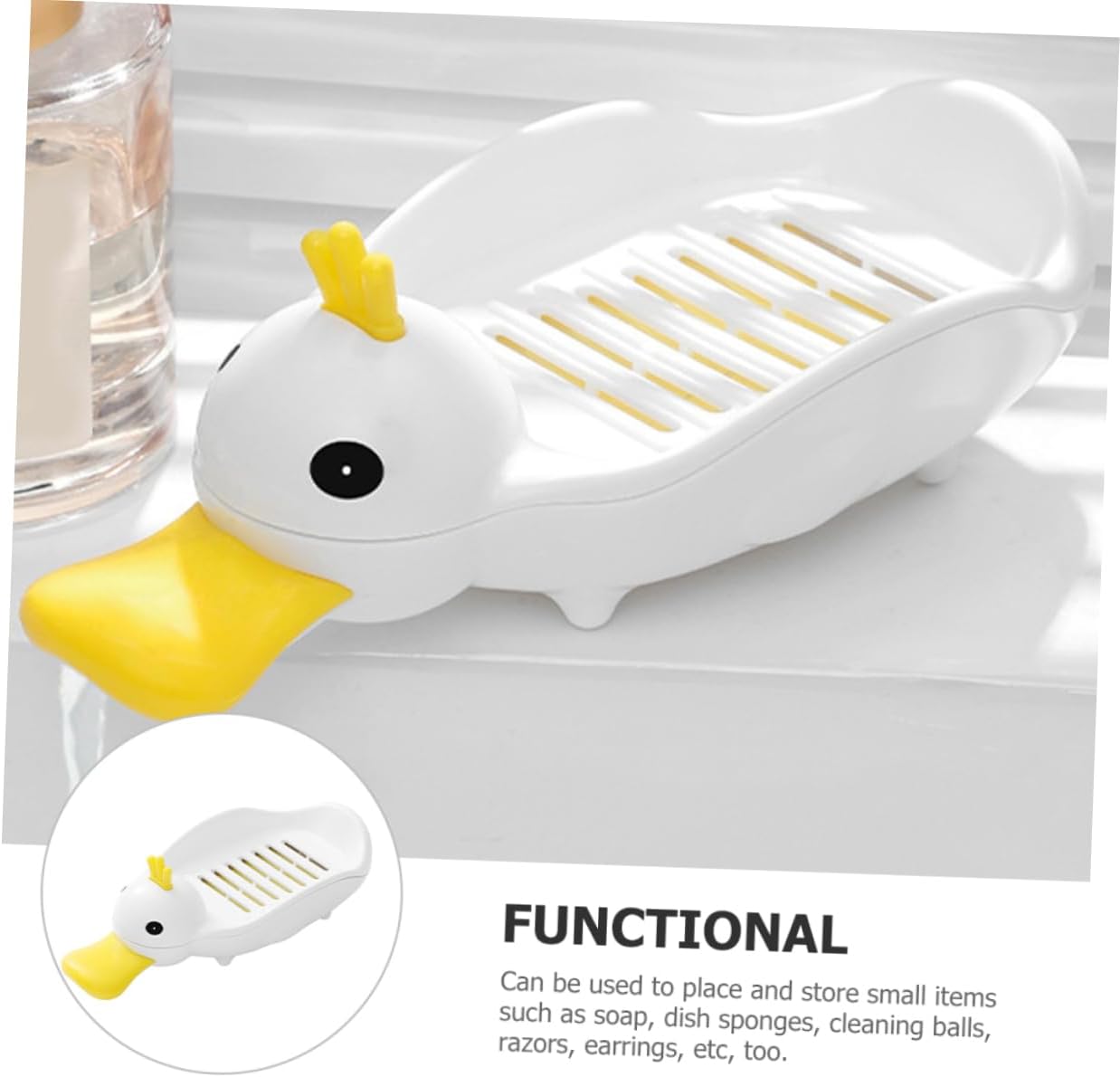 Cartoon Animal Soap Holder for Bathroom and Kitchen