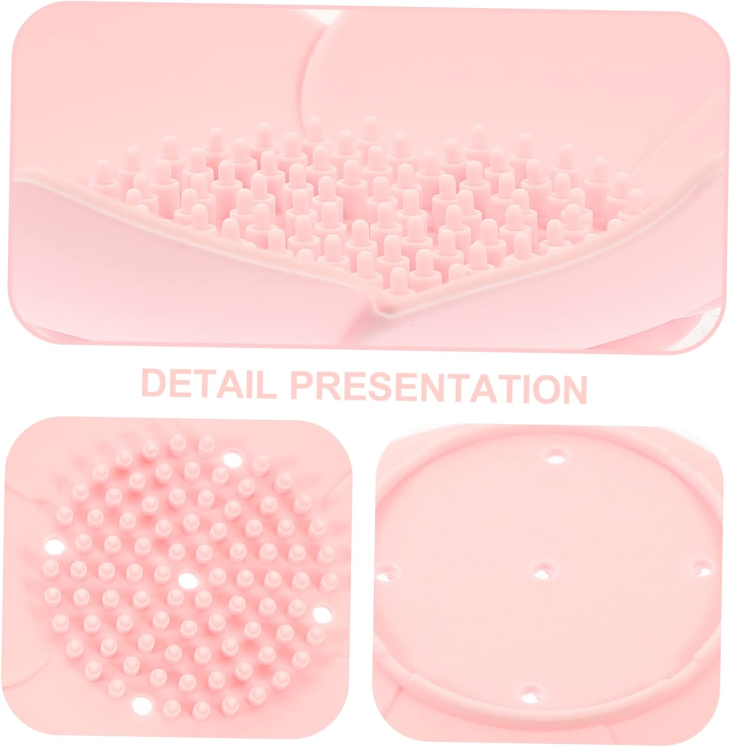 Cabilock Silicone Flower Soap Dish for Kitchen Bathroom