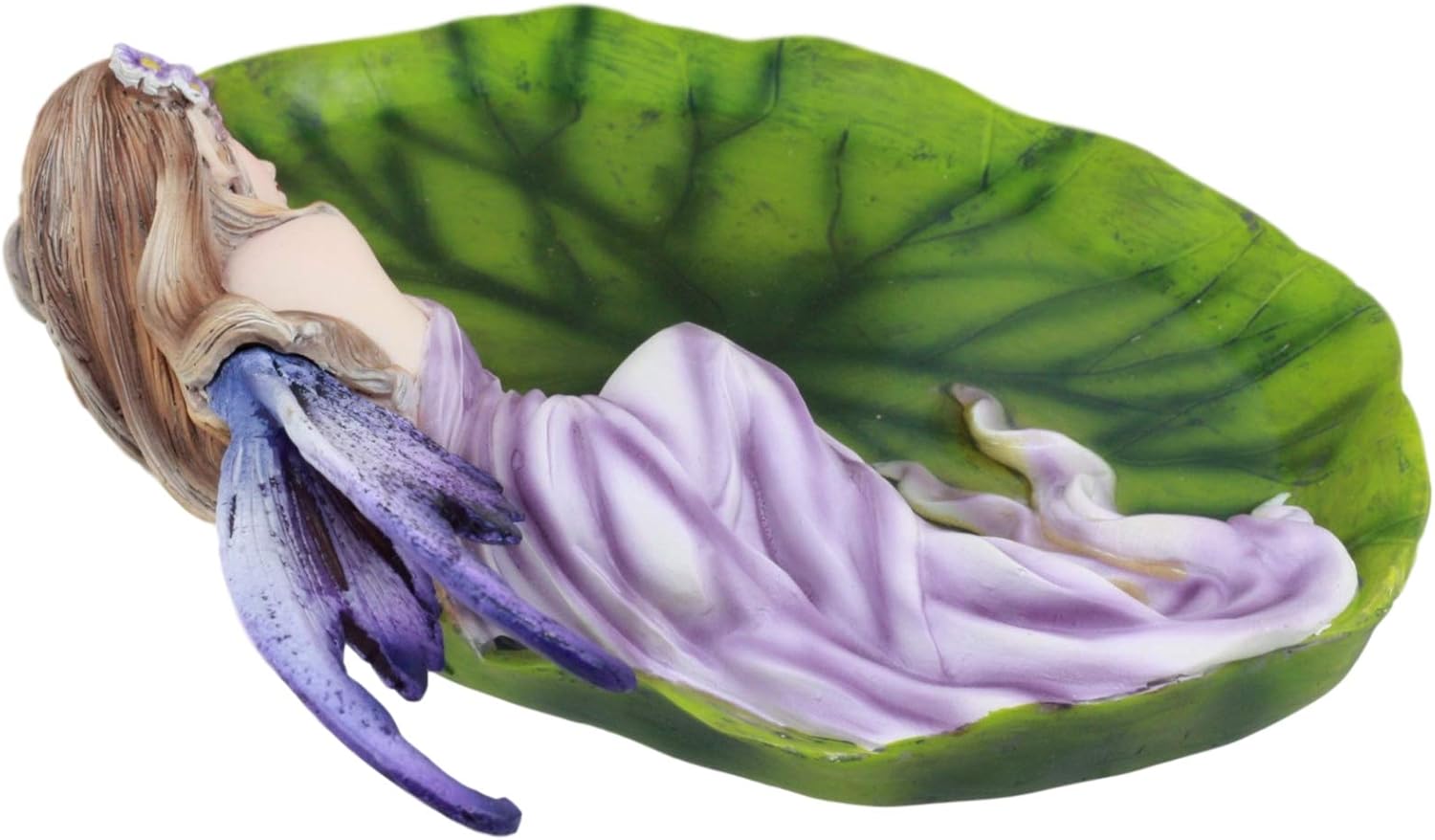 Ebros Under the Starry Night Lavender Fairy Soap Dish Figurine
