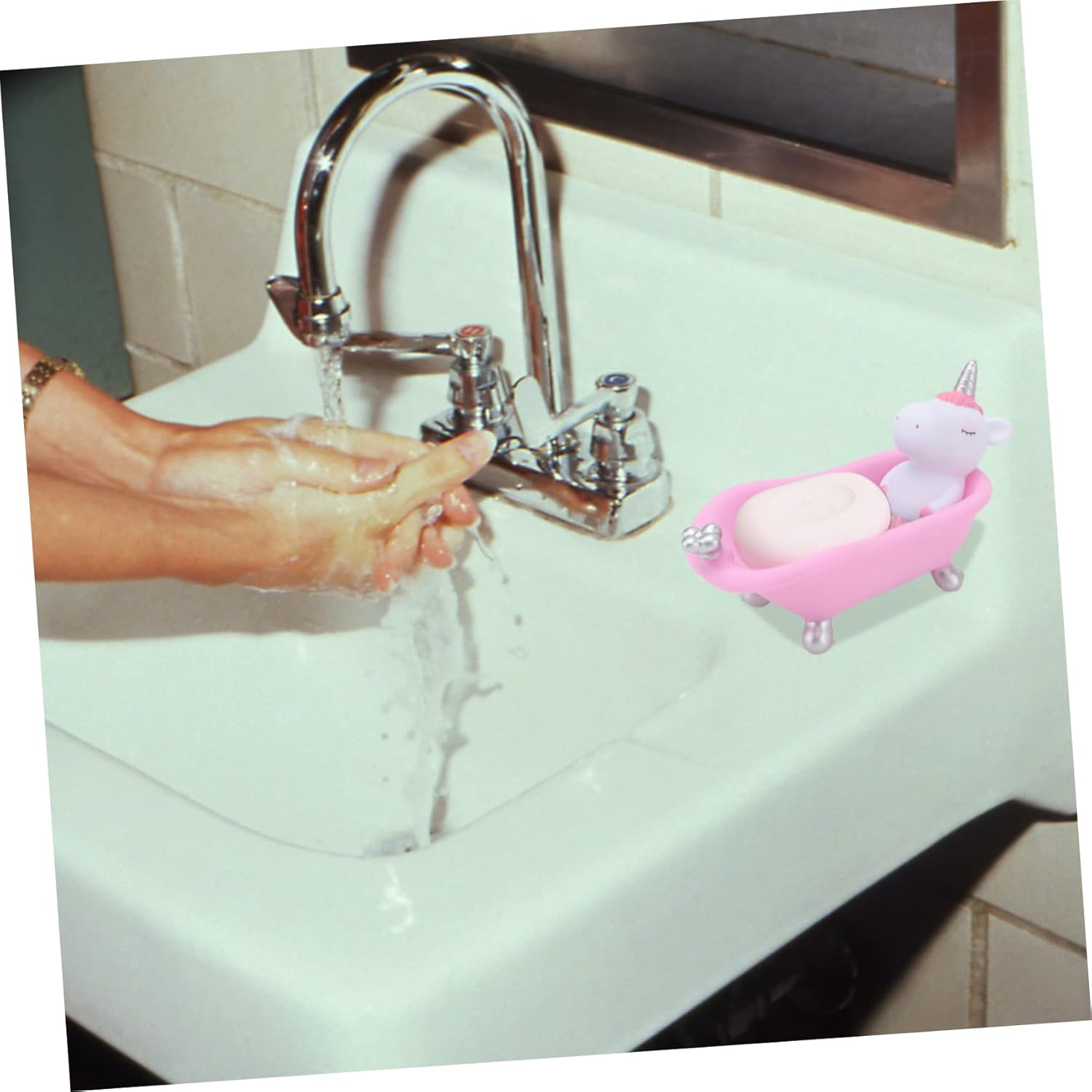Cartoon Animal Soap Holder for Bathrooms Adorable Easy to Clean